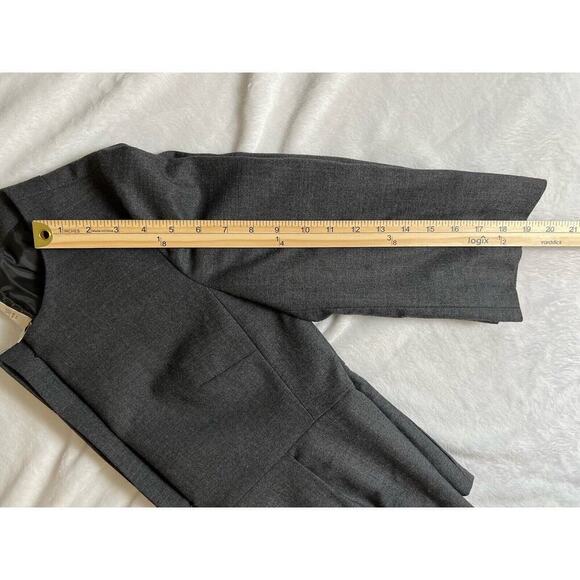 J. Crew Womens Lady Jacket Size M 8 Gray Minimalist Professional Academia Preppy - Picture 8 of 9